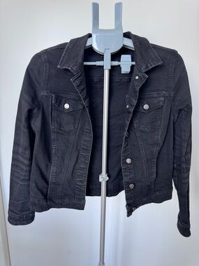 Reitmans Black Denim Jean Jacket for Women